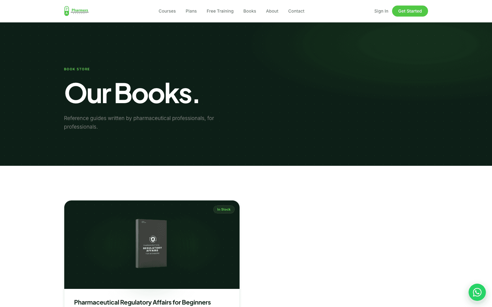 Pharmers Academy books catalogue