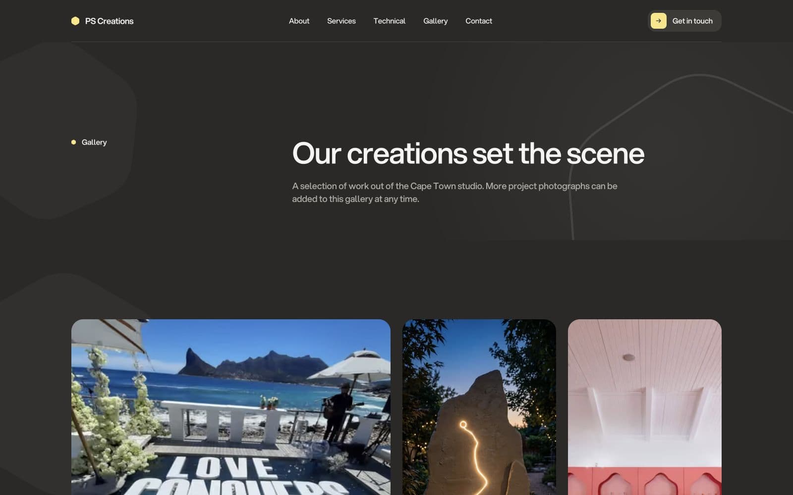 Work gallery — PS Creations